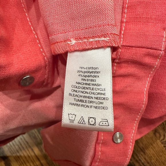 Denim & Co. Pink Jean Jacket-NWOT - Picture 4 of 4